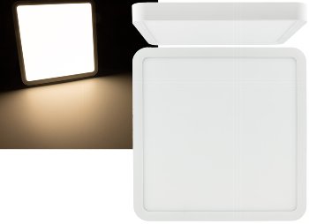 LED Deckenleuchte "Santano 36 Qw" / 30x30cm, 32W, 2928lm, 2900K warmweiß