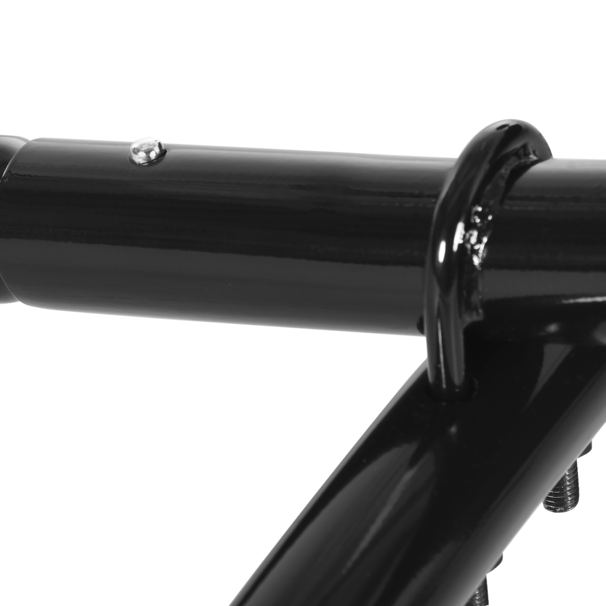 Hängemattengestell Outdoor aus Stahl 300cm x 90cm x100cm Hängemattenständer mit Zugseil bis 120 kg Hängesessel Gestell für Garten Strand Camping Schwarz