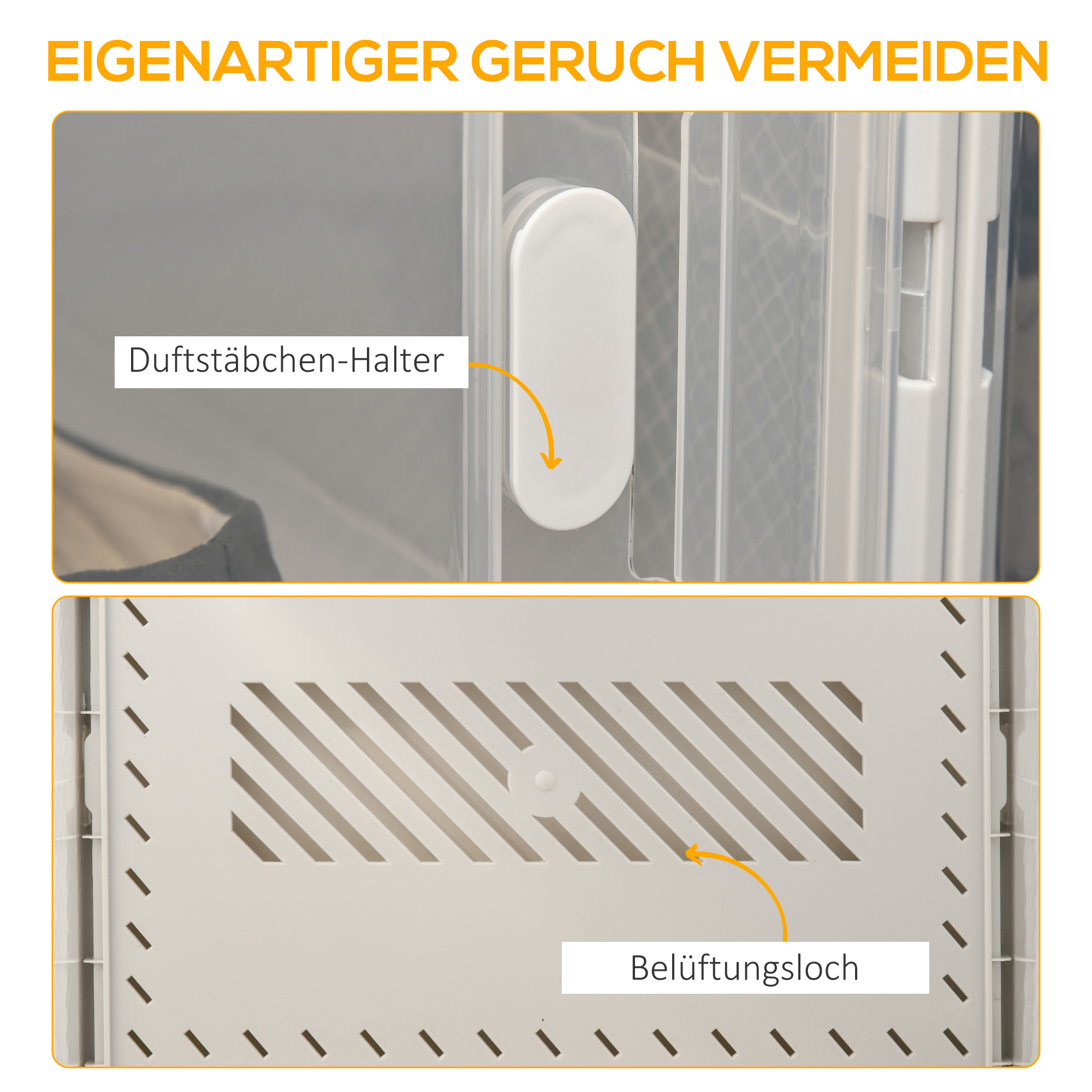 18-teiliges Schuhregal, stapelbare Schuhboxen für Schuhe bis Größe 45, magnetische Türen, Kunststoff, 28 x 36 x 21 cm