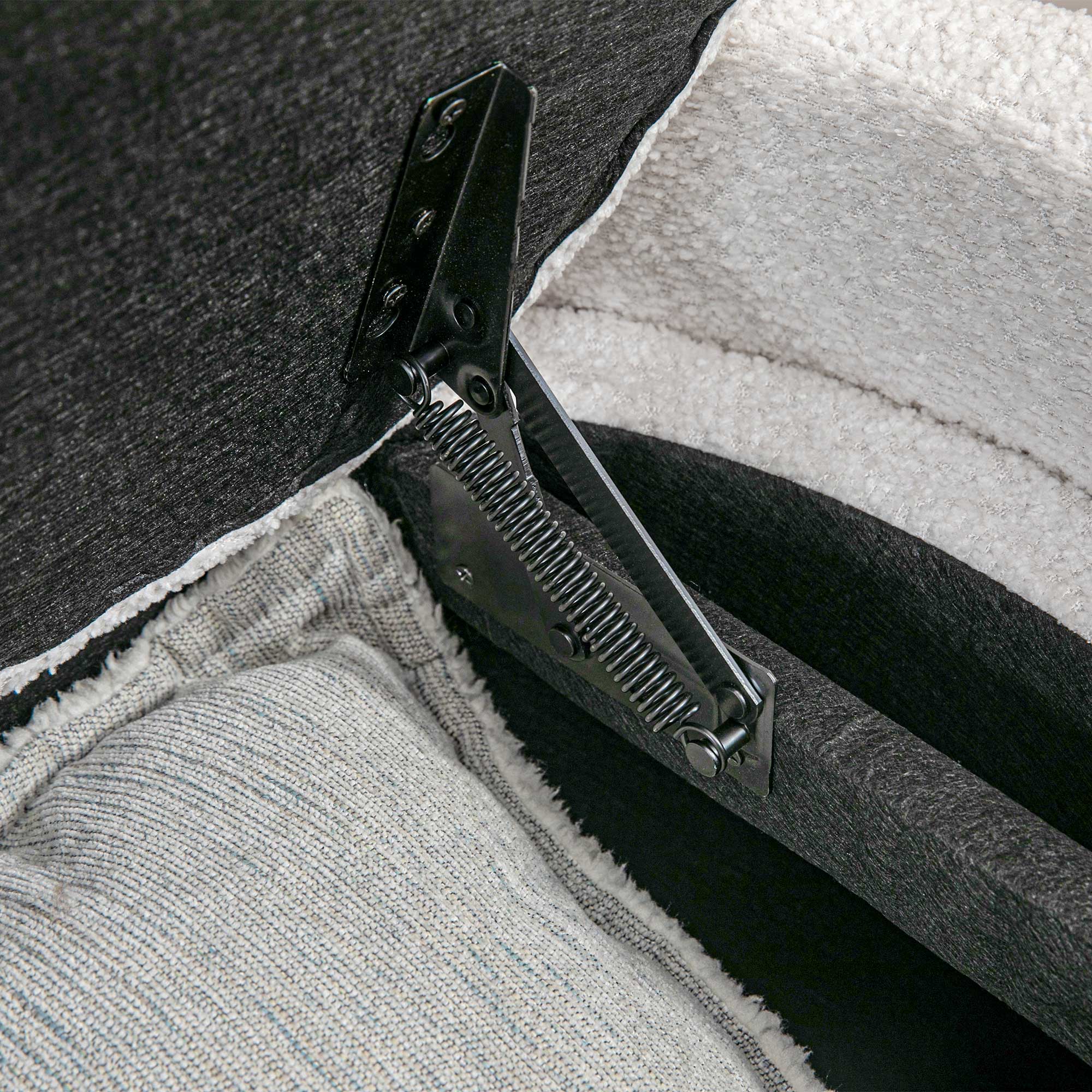 Sitzbank mit Stauraum Flurbank Schuhbank, gepolstert,  105 cm x 44 cm x 45,5 cm. Creme/Beige