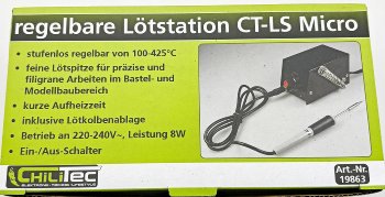 Präzisions-Lötstation "CT-LS Micro", 230V, 8W, regelbar von 100-425C°