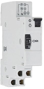 Treppenlichtzeitschalter / Zeitrelais / 1 Wechsler, 230V/16A, 1-7 Minuten