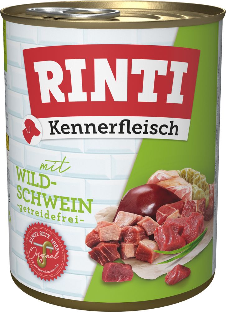 Rinti Kennerfleisch Wildschwein - 800 g Rinti Kennerfleisch Wildschwein - 800 g