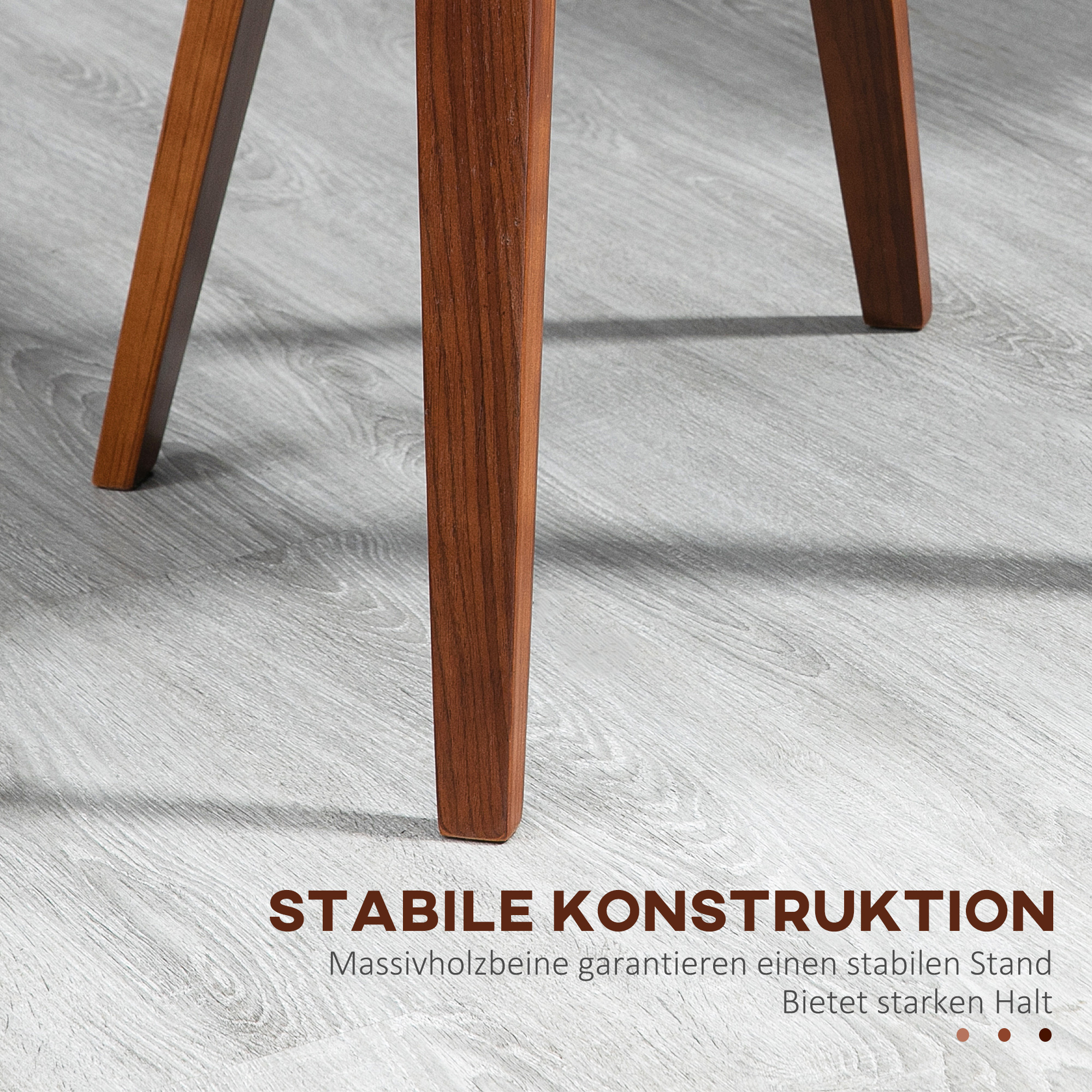 2er-Set Vintage-Esszimmerstühle, Holz, Stoffbezug, Schaumstoff, Schwarz