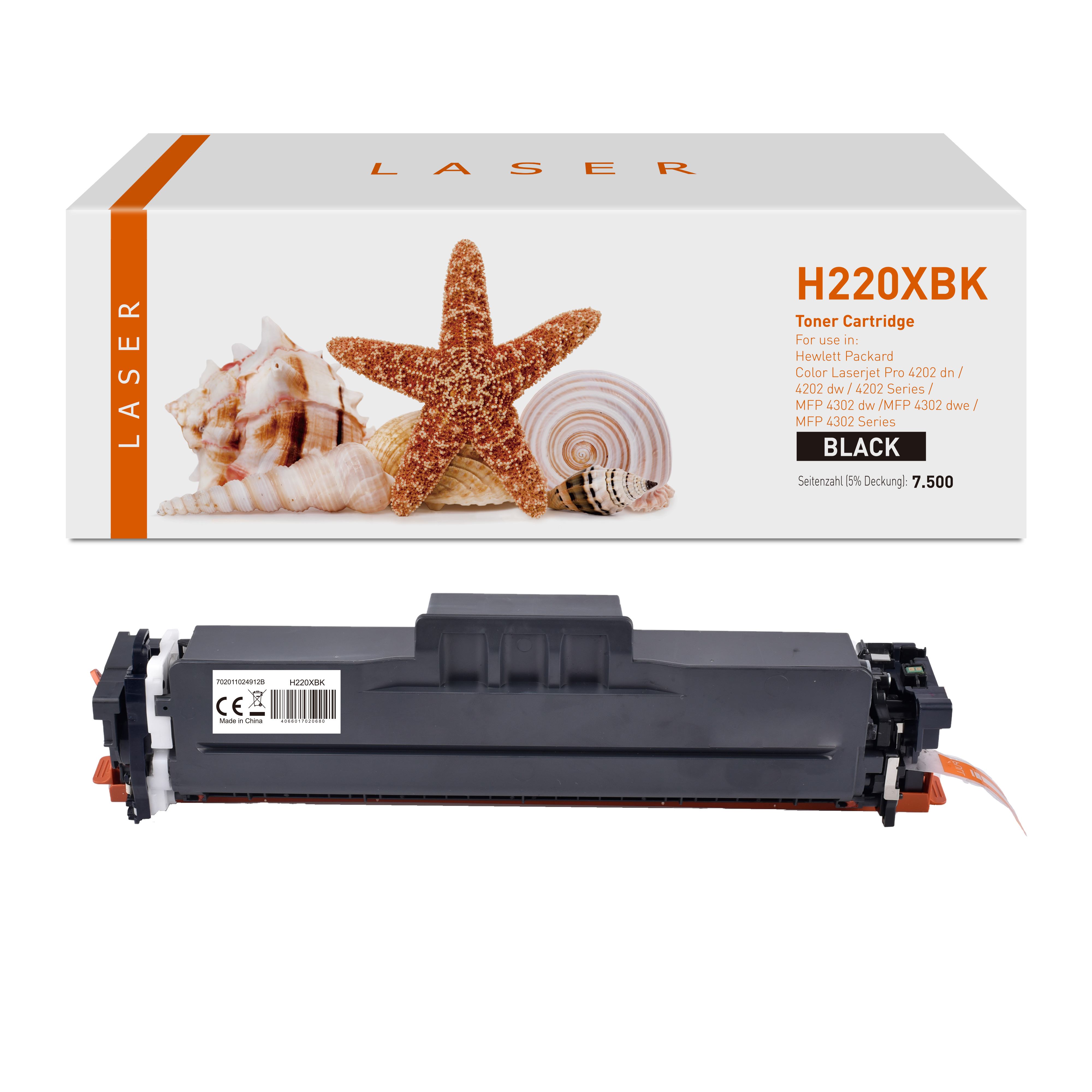 220Xschwarz alternativ Toner schwarz für HP / W2200X / 7.500 Seiten 220Xschwarz alternativ Toner schwarz für HP / W2200X / 7.500 Seiten