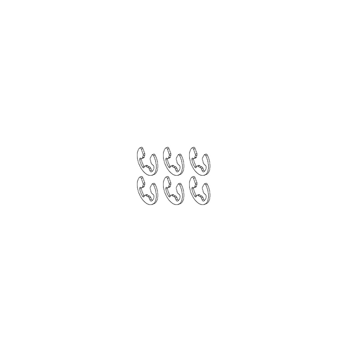 E-Clip Hauptzahnrad VE6 Skull/ Crossmo E-Clip Hauptzahnrad VE6 Skull/ Crossmo