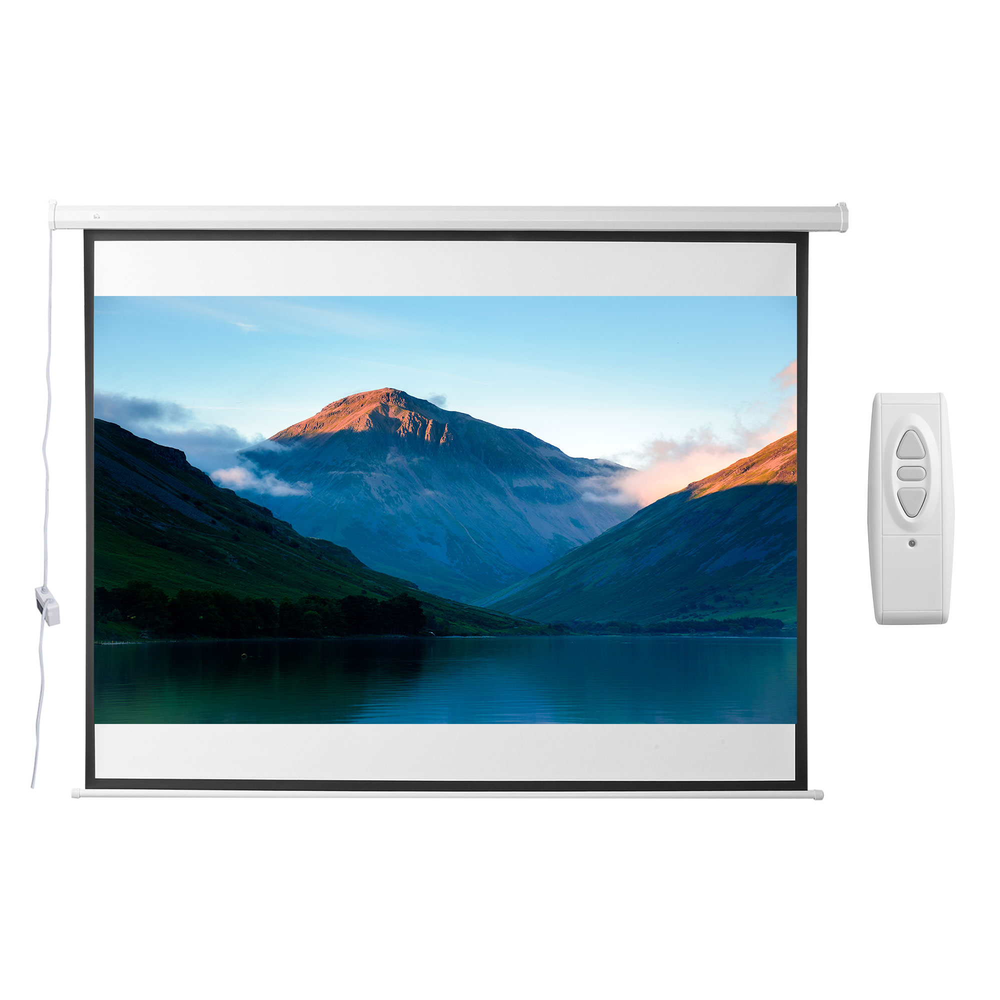 Beamer-Leinwand, Projektionsleinwand, 100 Zoll, 4:3, 203x152 cm, Weiß