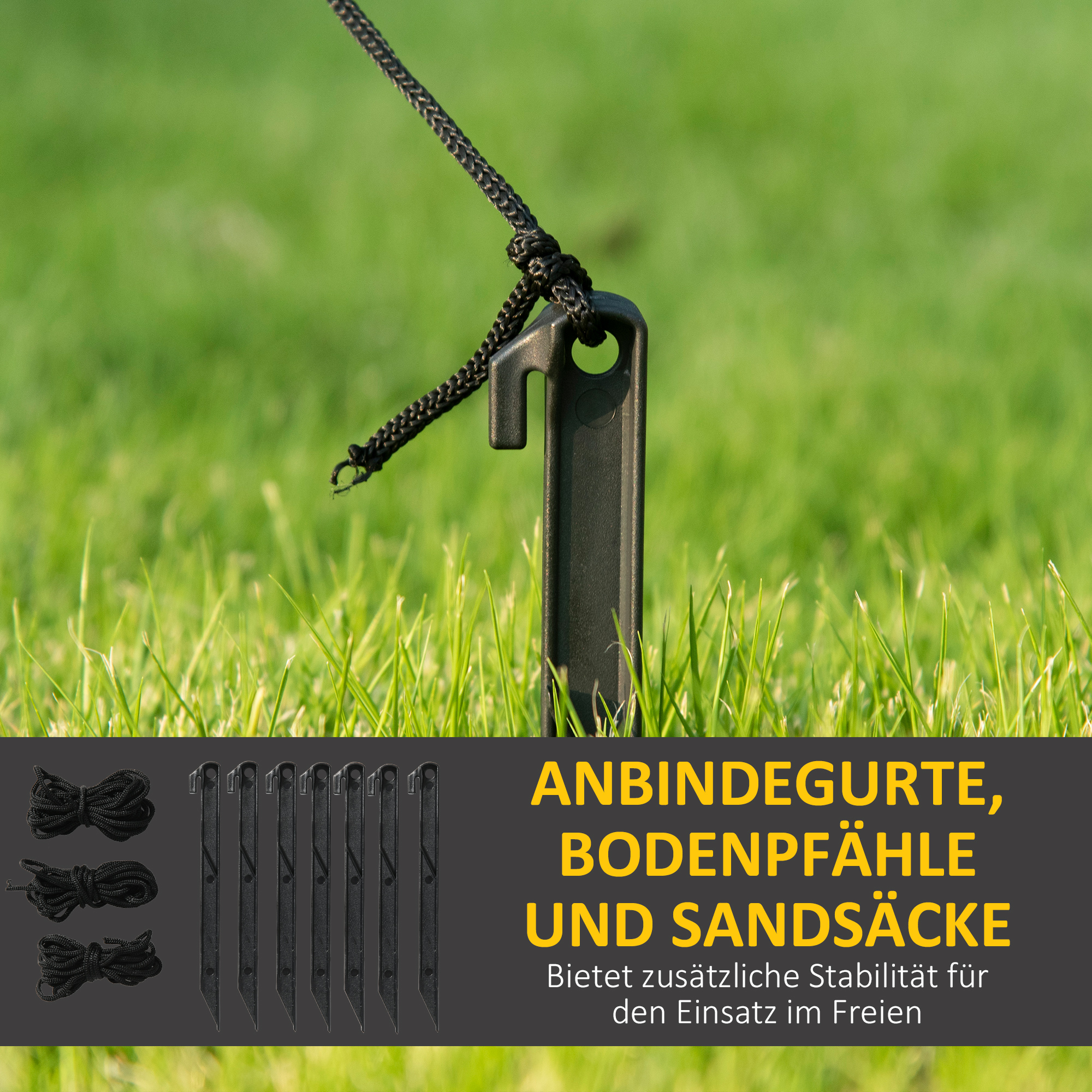 Halloween-Dekoration 3 m riesiger Sensenmann mit LED-Beleuchtung für Outdoor, IP44