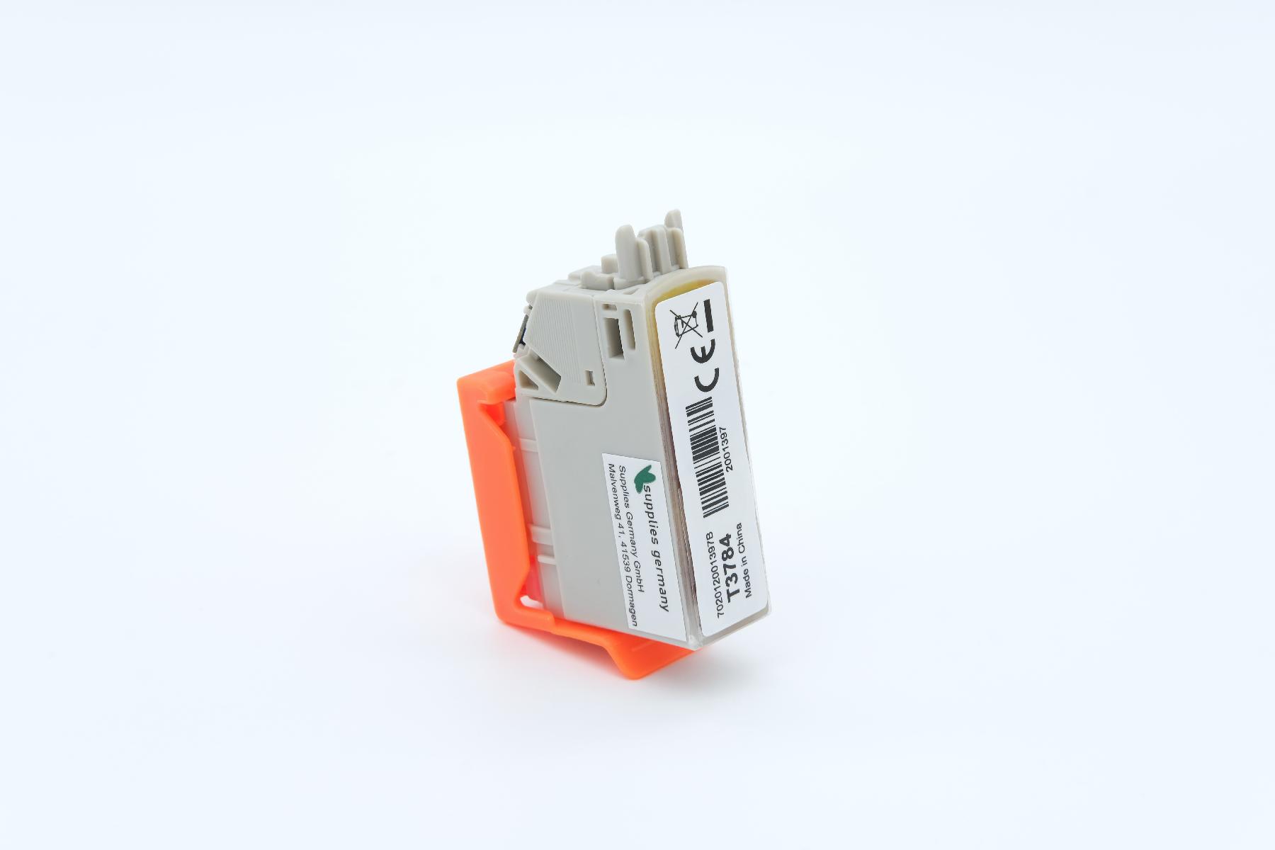 T3784XLY alternativ Tinte yellow für Epson / C13T37844010 / 830 Seiten