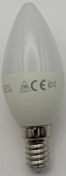 LED Kerzenlampe E14 "K50 Promo" 10er-Set, 3000k, 450lm, 230V/6W, 160°, warmweiß