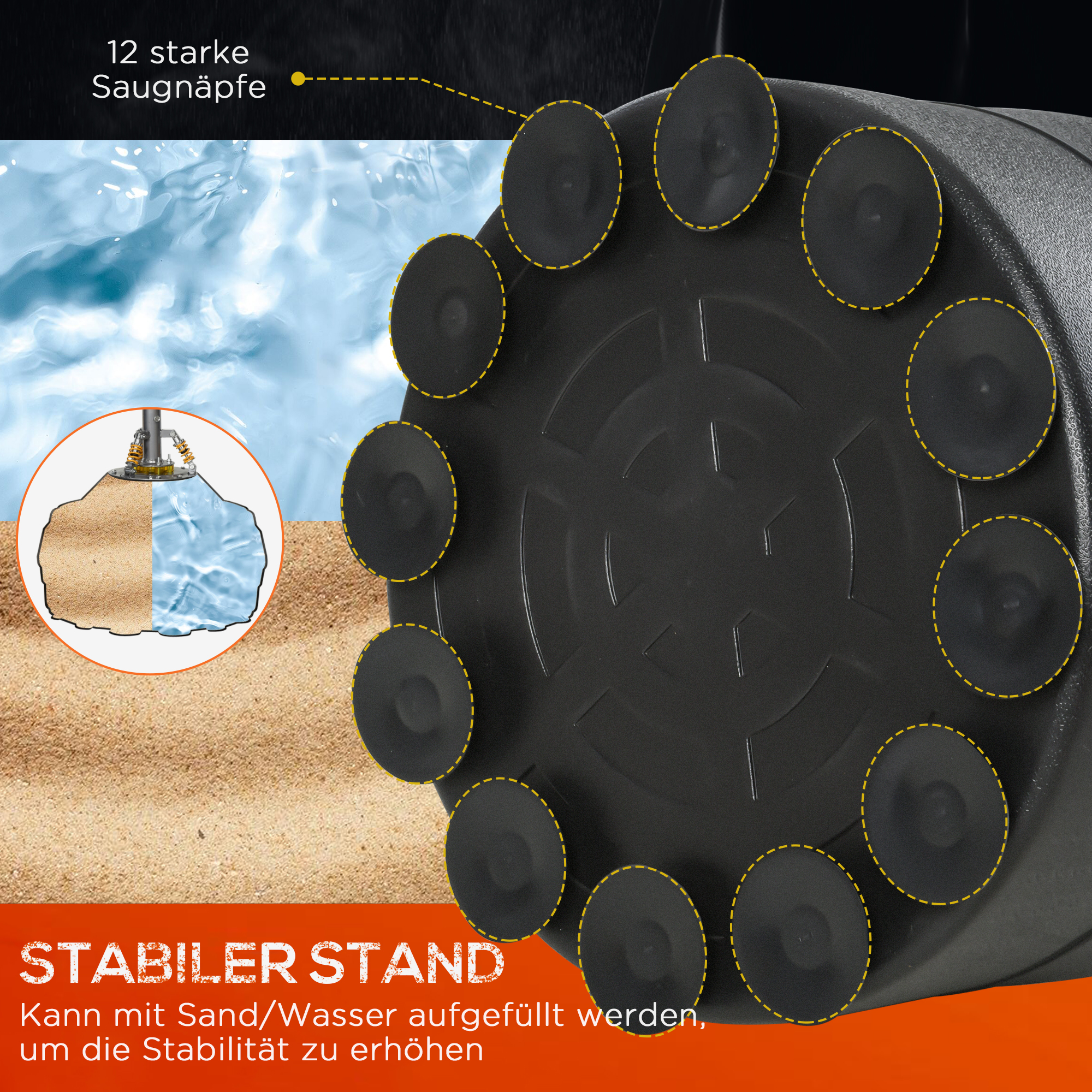 Boxsack freistehend 170cm Standboxsack mit Saugnapf-Basis Kickboxsack schwerer Boxing Trainer für Erwachsene Jugendliche Fitness Boxsack für Krafttraining Boxtraining MMA-Training