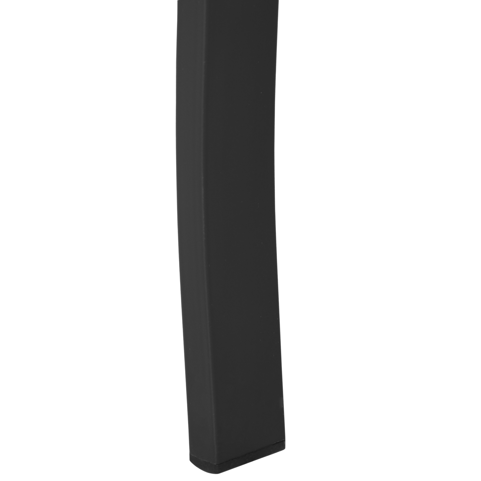 2-Sitzer Gartenbank Sitzbank 240kg belastbar Bank Gartenmöbel für den Innen- und Außenbereich geeignet 127 x 58 x 82 cm Schwarz
