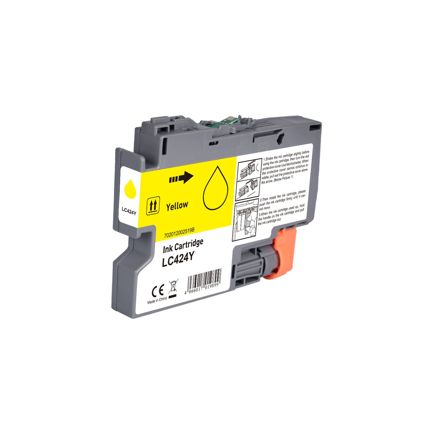 LC424Y alternativ (Dye) Tinte yellow für Brother / LC424Y / 8ml