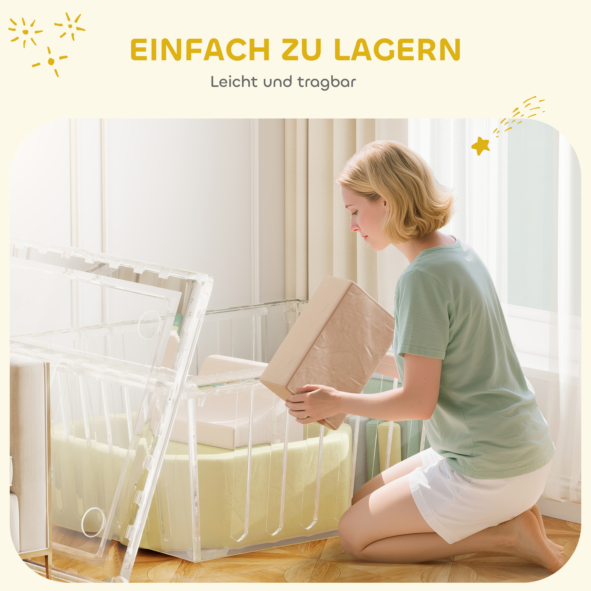 15-teiliges Softbaustein-Set, 200 Kunststoff-Bälle, Bällebad für Kleinkinder, Indoor, Schaumstoff, Bunt