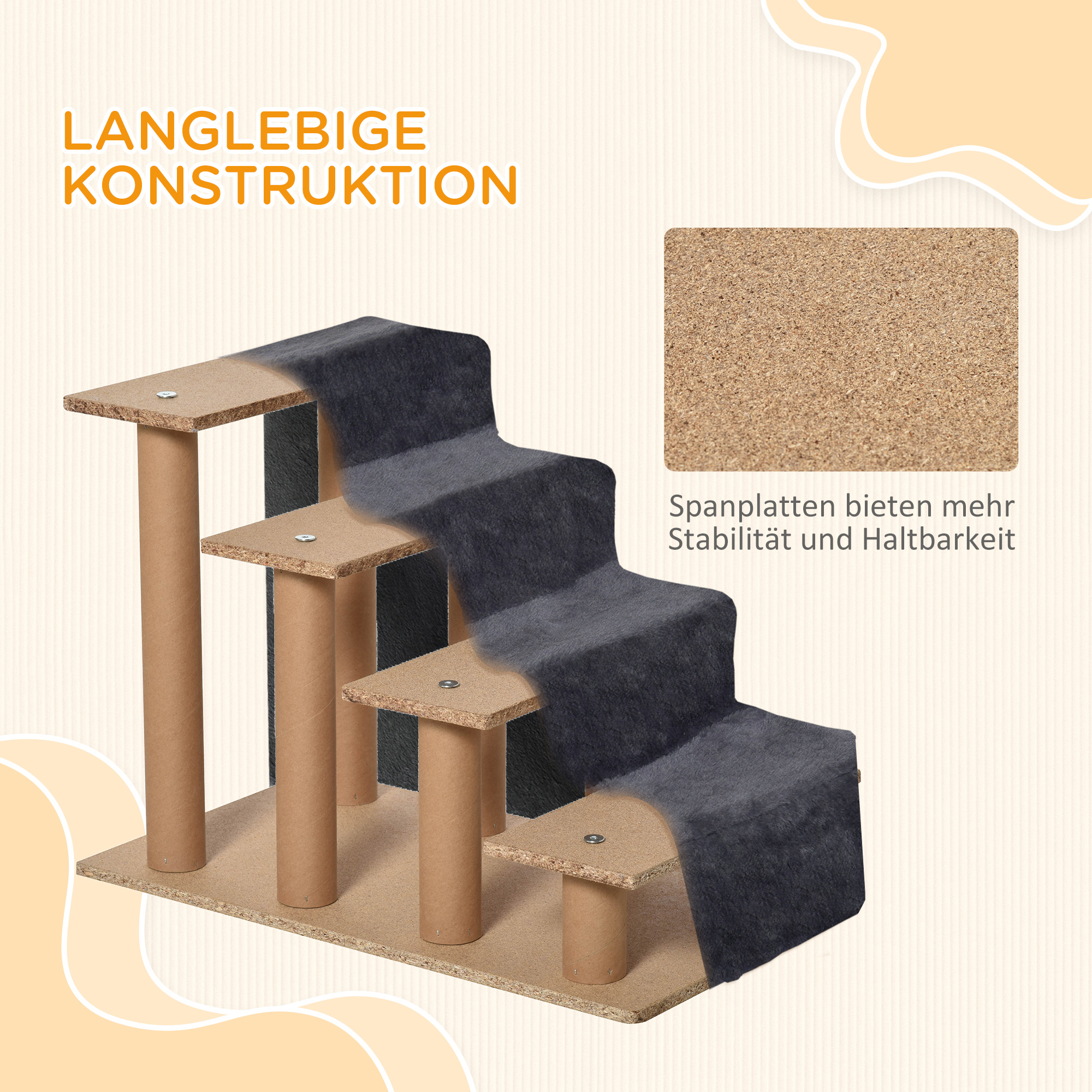 pawhut-hundetreppe-4-stufig-abnehmbarer-bezug-fur-kleine-hunde-44-cm-dunkelgrau~21PT4N6MI1801