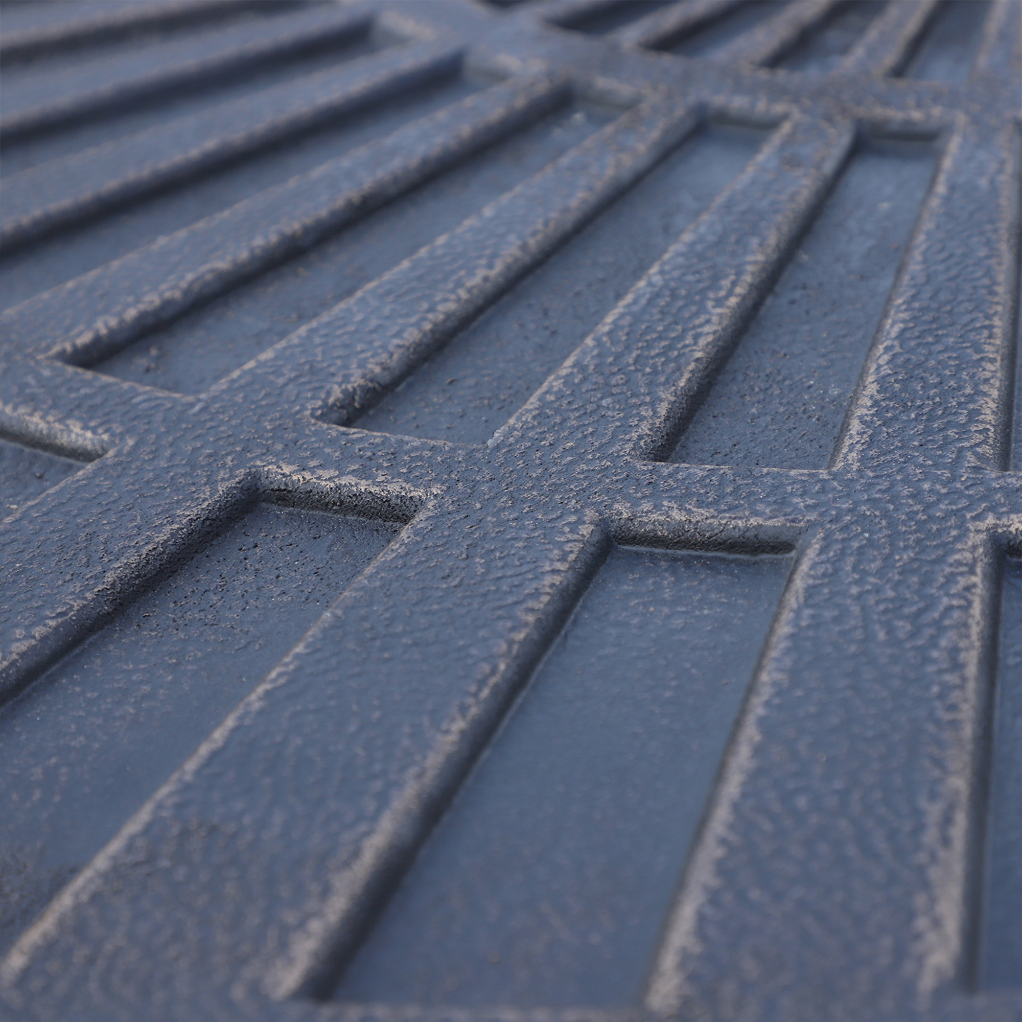 2-tlg, Set Gewichte für Sonnenschirmständer Platten-Schirmständer Sonnenschirmbasis halbrund mit Handgriff Kunstharz + Metall Bronze 66 x 47 x 4,2 cm 30 kg