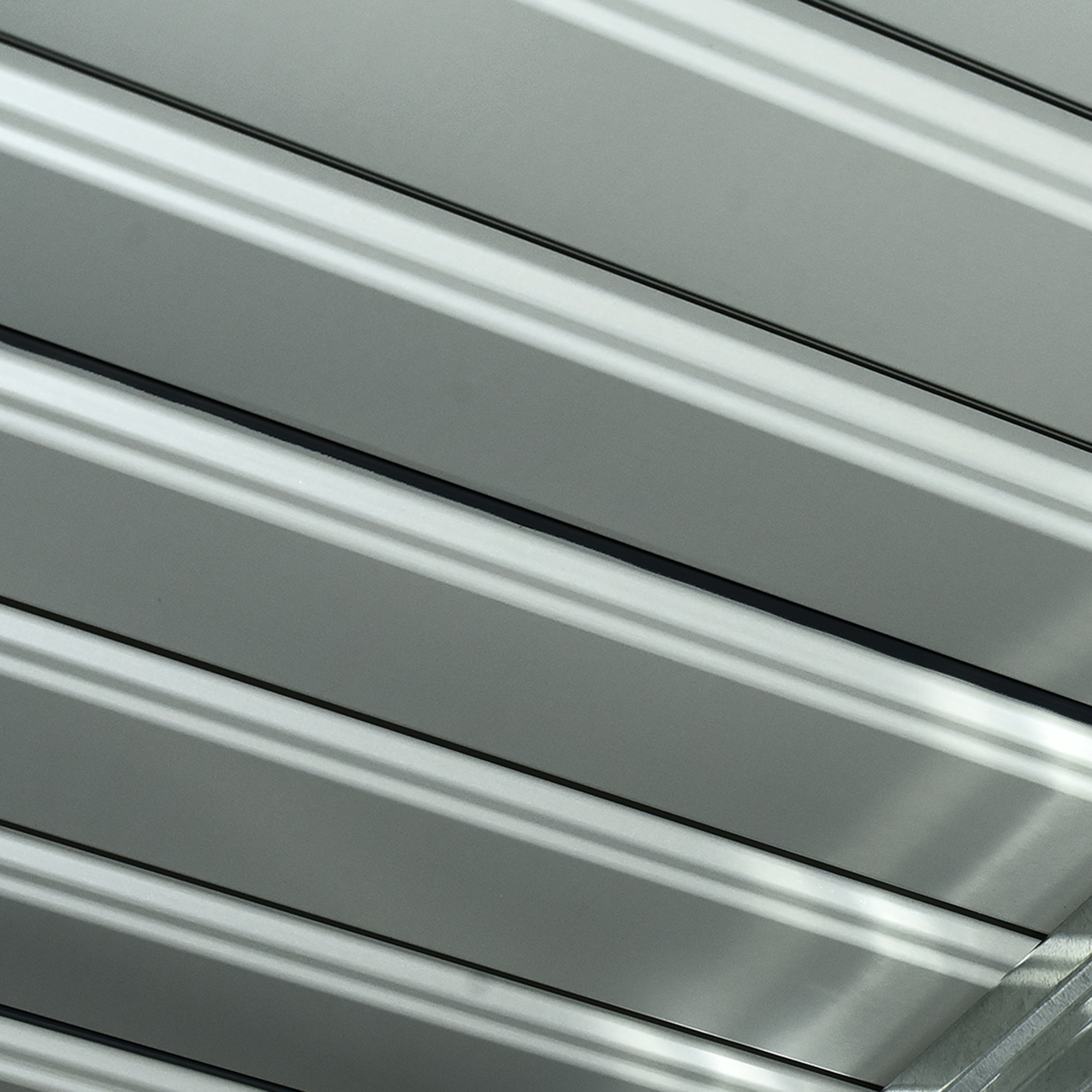 Gerätehaus, Gartenhaus, Geräteschuppen mit Schiebetür, Lüftungsfenster, Pultdach, Outdoor, Stahl, Dunkelgrau, 280 x 130 x 172 cm