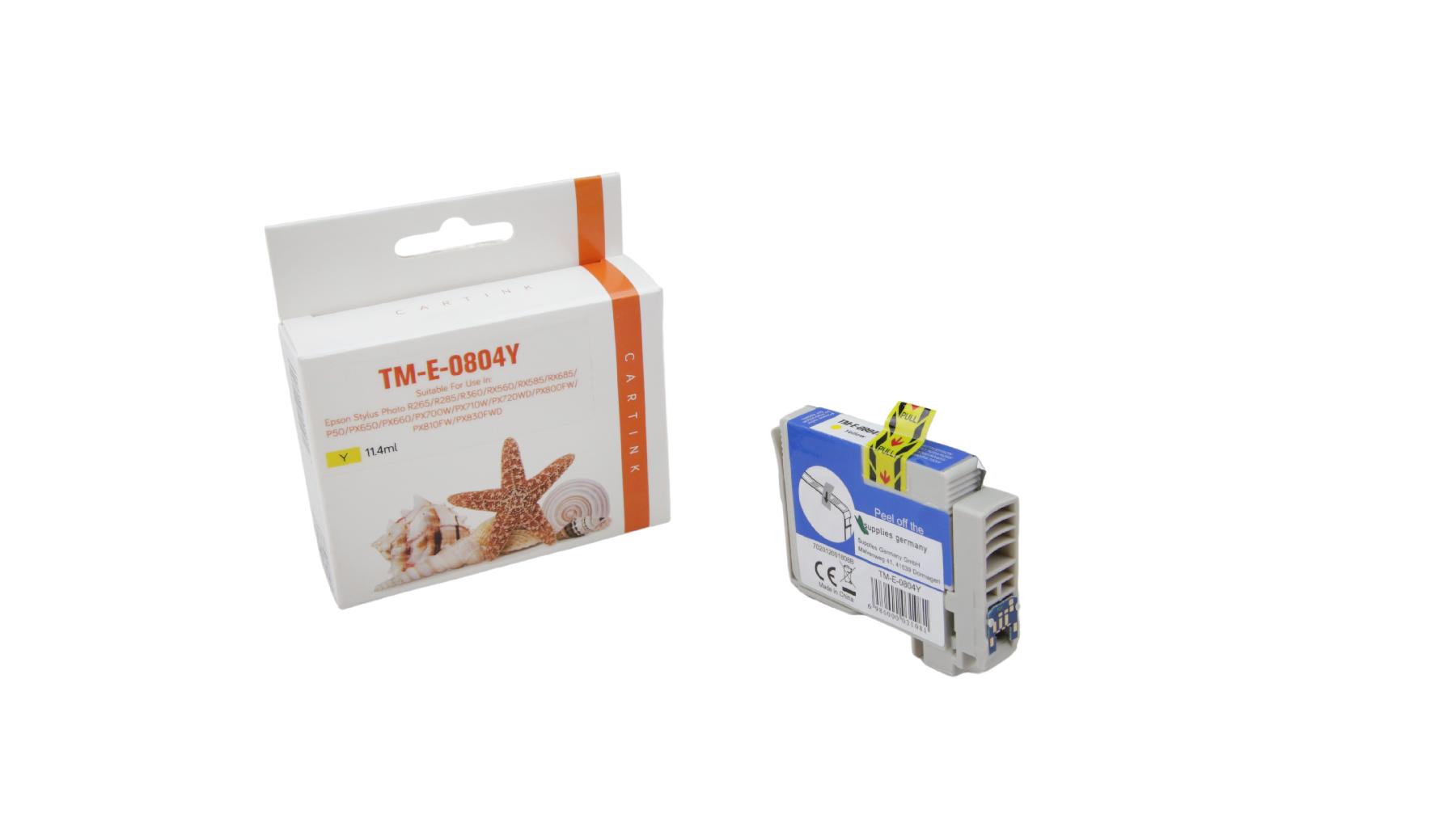 T0804 alternativ Seestern Tinte yellow / C13T08044010 / 11,4ml