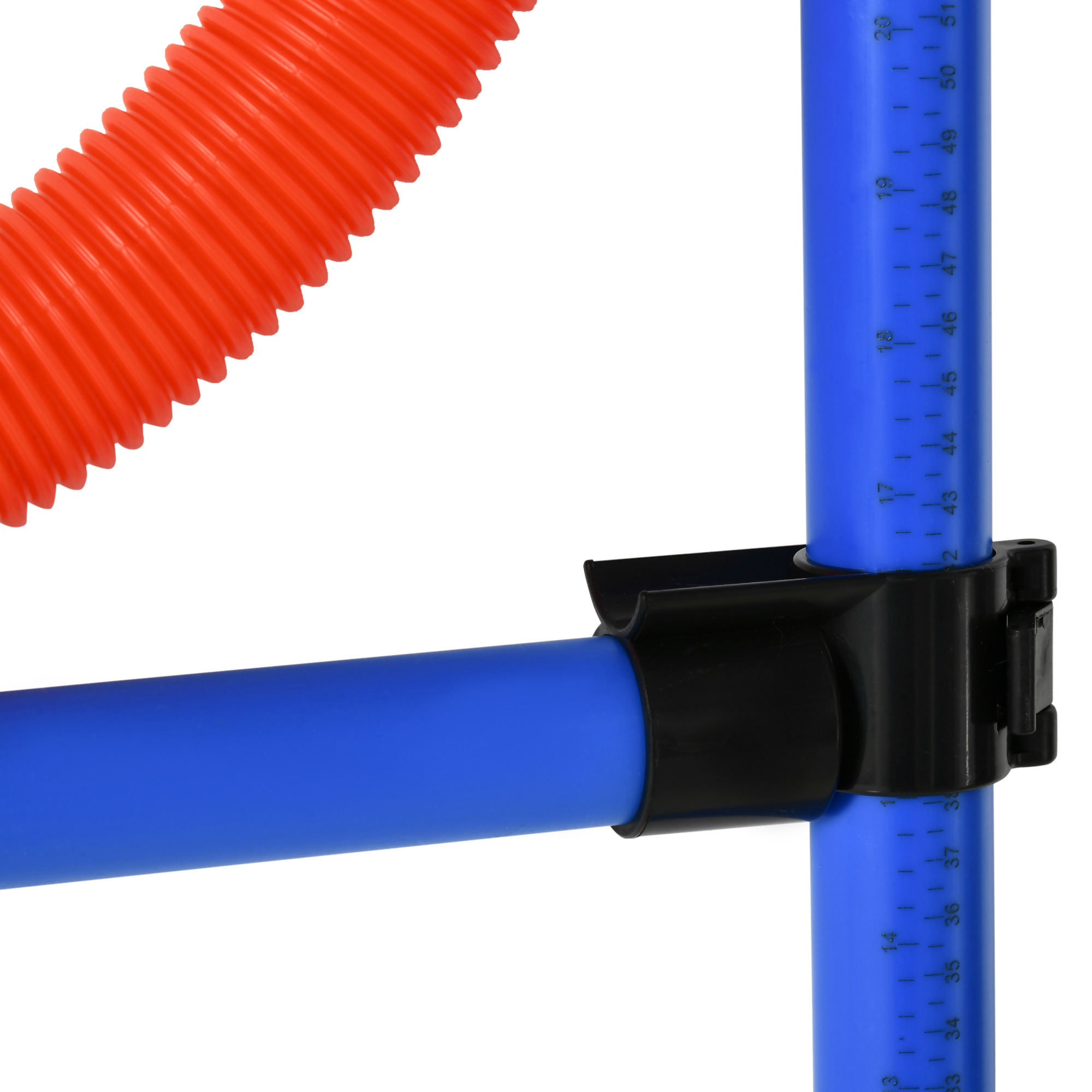 Hunde-Agility-Trainingsgeräte, Agility-Übungs-Set, Hund Agility Set, Slalom-Hürden-Sprungring für Hunde, 3 in 1 Hundesport Trainingsplatz, Blau+Rot