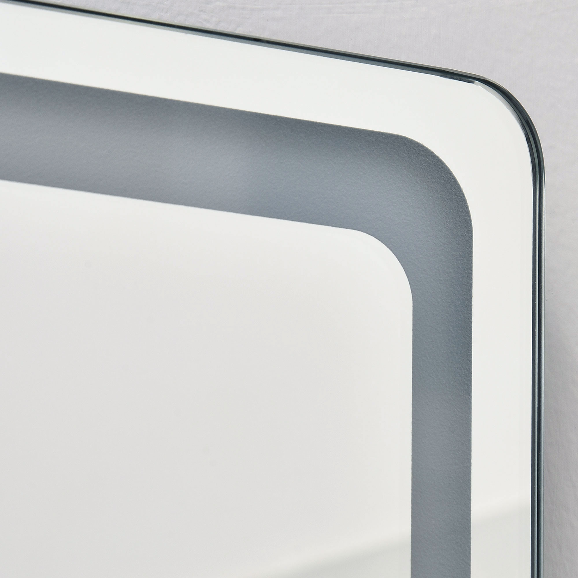 2 in 1 Standspiegel mit LED-Licht, freistehend, Aluminium, einstellbares Licht, 40 cm x 37 cm x 157,5 cm