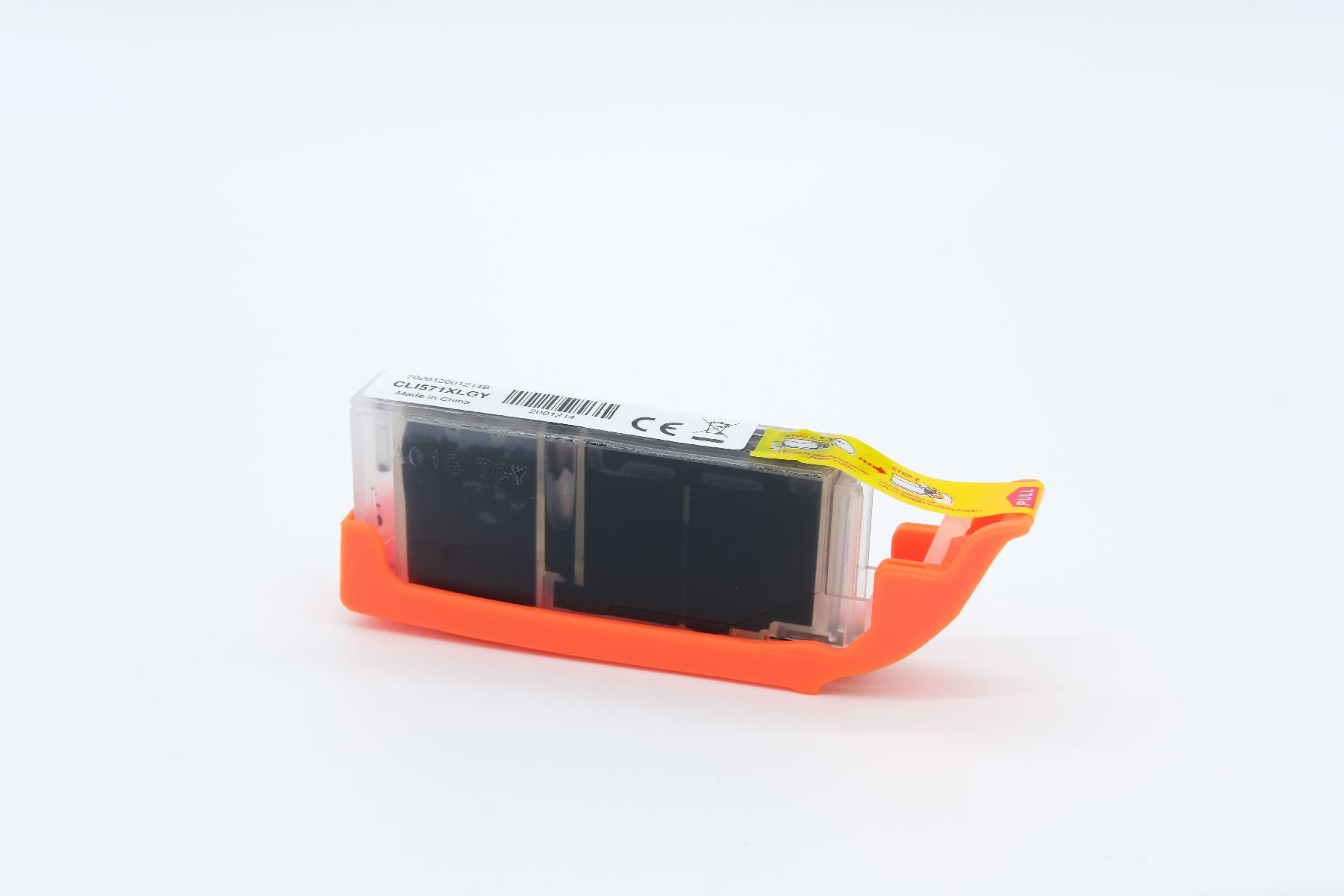 CLI571XLGY alternativ Tinte Grey für Canon / 0335C001 / 10,8ml