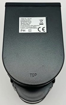 Aufputz Bewegungsmelder "CBM" 180°, IP44, 1-1200W, 3-Draht, schwarz