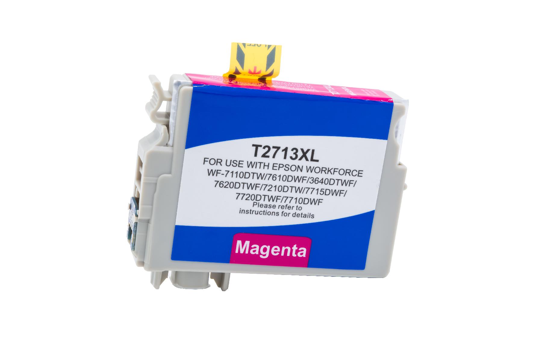 T2713XL alternativ Tinte magenta für Epson / C13T27134010 / 10,4ml