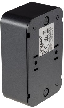 FASKO Doppel-Steckdose, AP, Anthrazit / 250V~/ 16A, Aufputz, Schraubanschluss