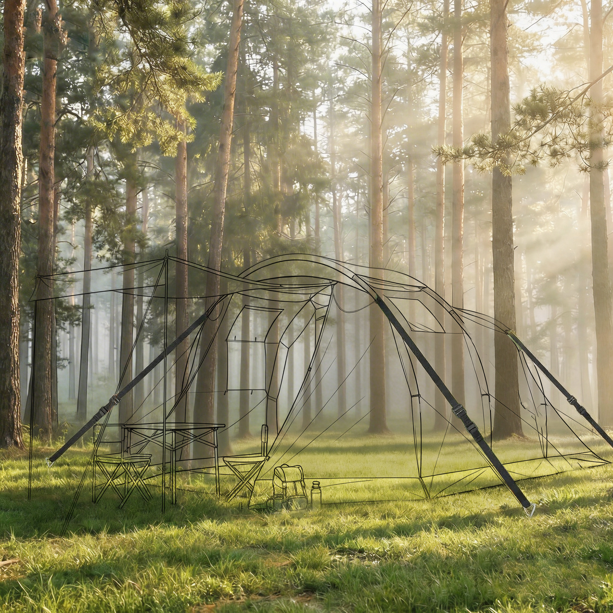 Bodenanker Schraube 4er Set 32 cm spiralförmige Trampolin Pfähle Anker mit Dreiecksgriff, verstellbare Gurte Silber