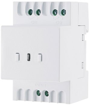 Funk-Empfänger HS2 für "Pilota Casa", für Hutschiene, 2-Kanal