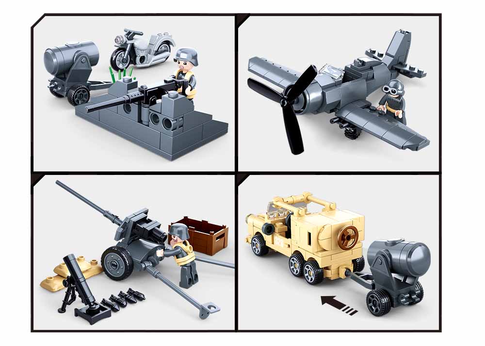 Sluban M38-B0812 - Army WWII - The Battle Kampffahrzeug Set