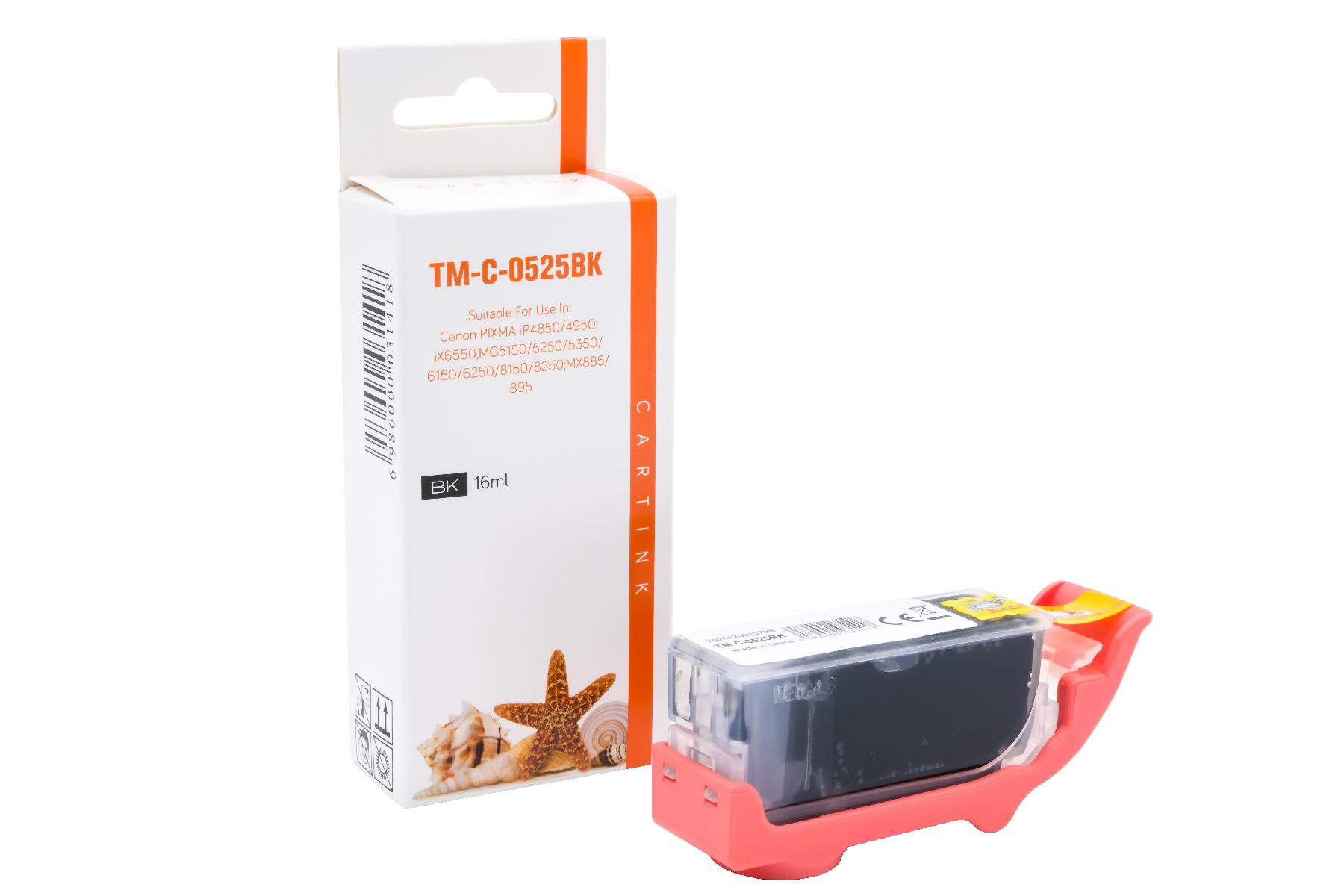 PGI525BK alternativ Seestern Tinte black / 4529B001 / 16ml / mit Chip