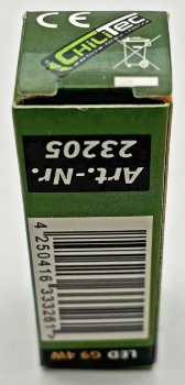 LED Stiftsockel G9, 4W, 500lm / 330°, 230V, 3000k / warmweiß, Glas