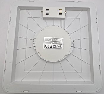 LED Deckenleuchte "Santano 24 Qw", 23x23cm, 24W, 2088lm, 2900K warmweiß