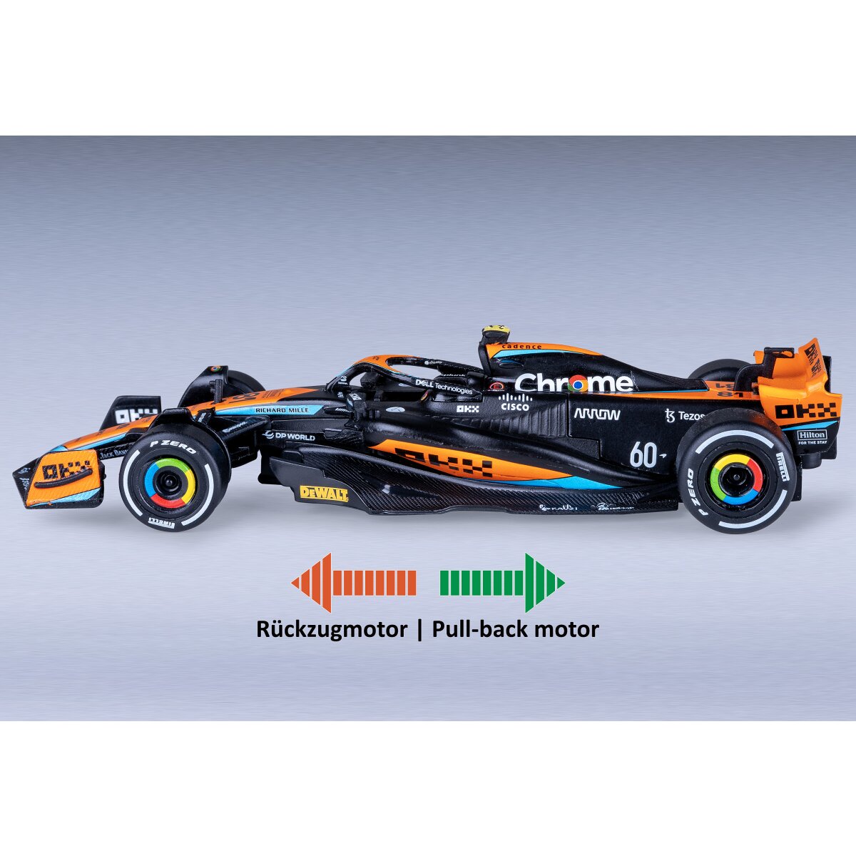 McLaren MCL60 2023 Diecast 1:43 schwarz