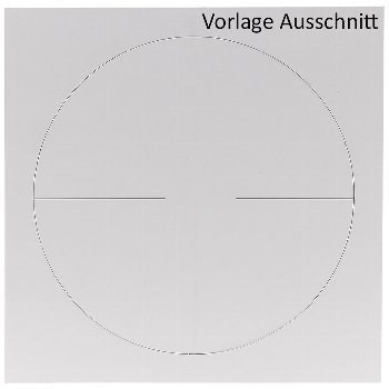 Einbaulautsprecher "CTE-30W ", 2-Wege / 80W, 8Ohm, 234x67mm, Rund, weiß