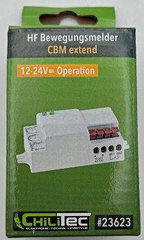 HF Bewegungsmelder "CBM extend" 12-24V / 180/360°, zur Nachrüstung in Leuchten