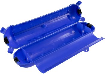 Kabelschutzbox für Aussen IP44 XL, für CEE, LxØ 365x90mm, Blau
