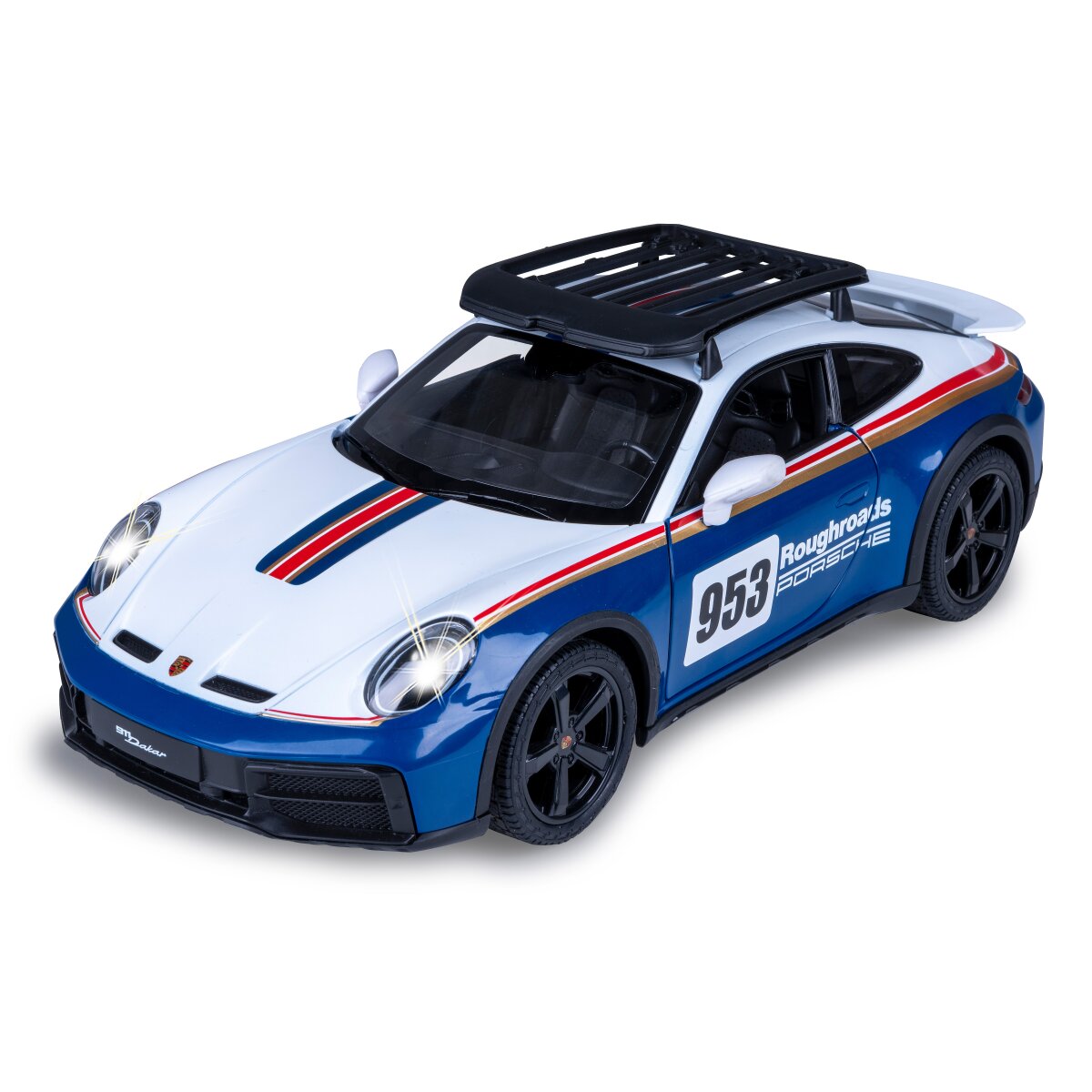Porsche 911 Dakar Performance 1:14 blau 2,4GHz Tür manuell