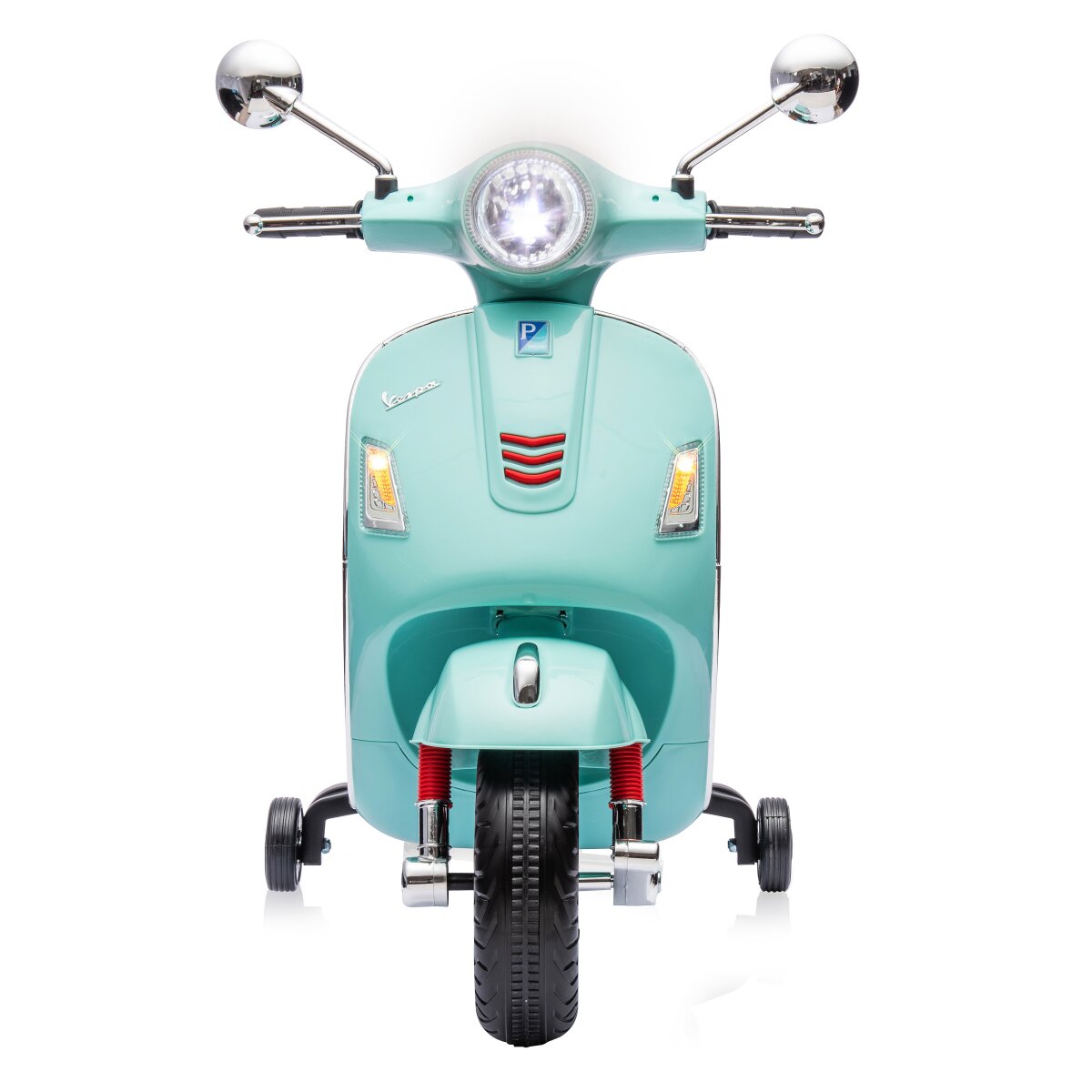 Kinderfahrzeug Vespa GTS 125 mintgrün Li-Power 12.6