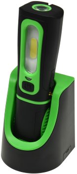 LED Stableuchte mit Akku "FlexiLED 300+" / Ladeschale, Magnethalter, 3W, 250lm,IP44
