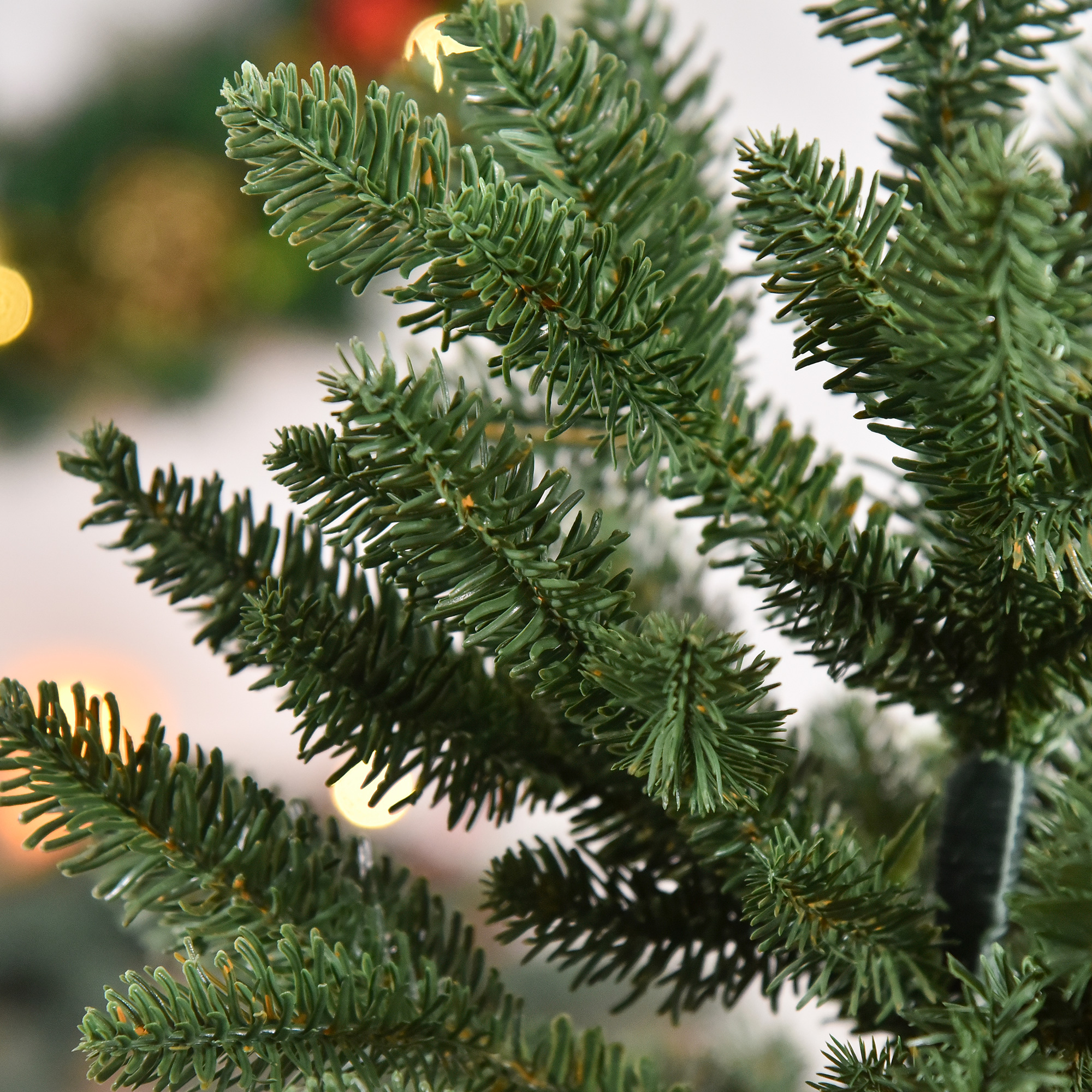 künstlicher Weihnachtsbaum 1,5 m Christbaum Tannenbaum PVC PE Metall Grün Ø105 x 150 cm