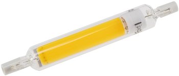 LED Strahler 8W R7s "RS118 COB8" / 360°, 3000k, 920lm, 118mm, warmweiß