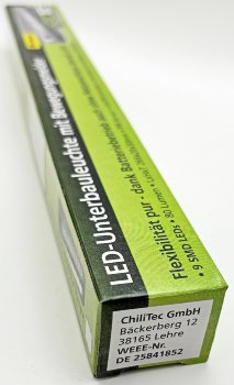 LED Unterbauleuchte mit Bewegungsmelder / Batteriebet., 9 SMD LEDs, 80lm, warmweiß