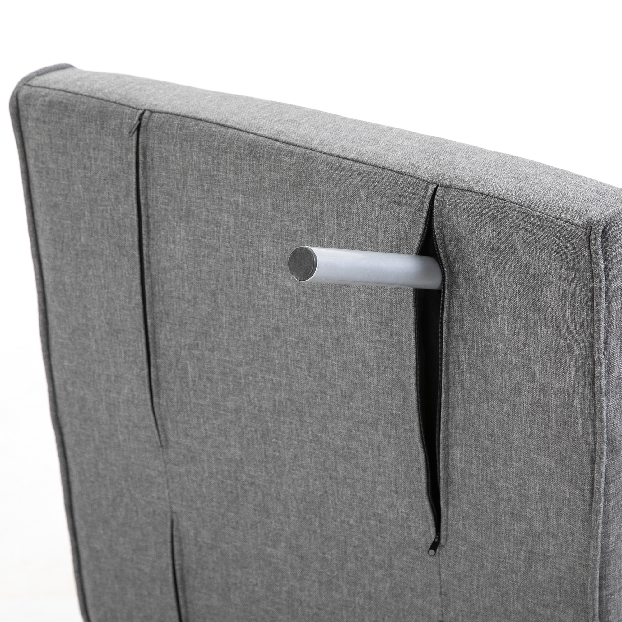 Relaxsessel Liegesessel Sessel, Liegefunktion, Gästebett, 65 cm x 69 cm x 80 cm, Grau