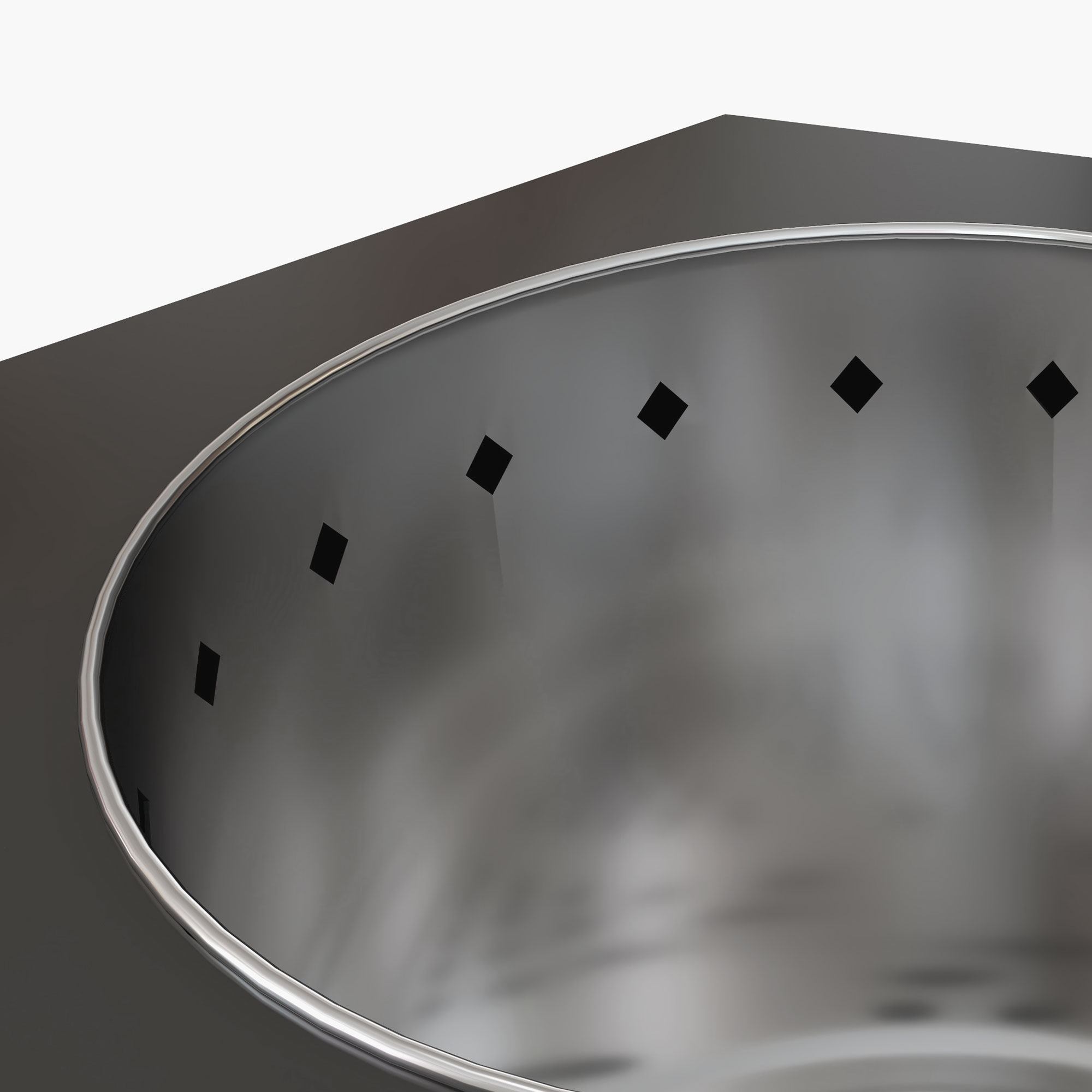 Feuerschale Feuerstelle Feuertonne, inkl, Schürhaken, 45 x 38,8  x 46,5 cm, Silber + Schwarz