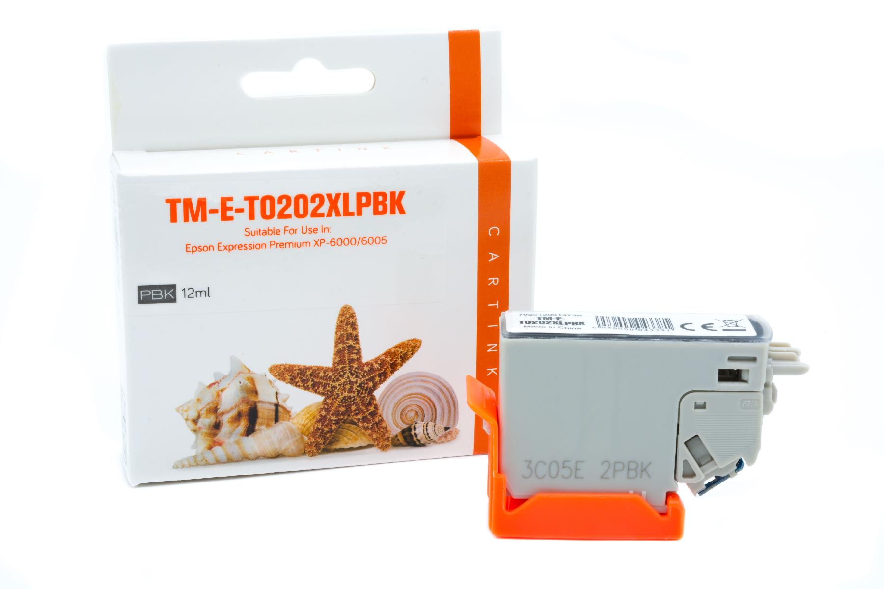 T0202XLPBK alternativ Seestern Tinte Photo Bk / C13T02H14010 / 12