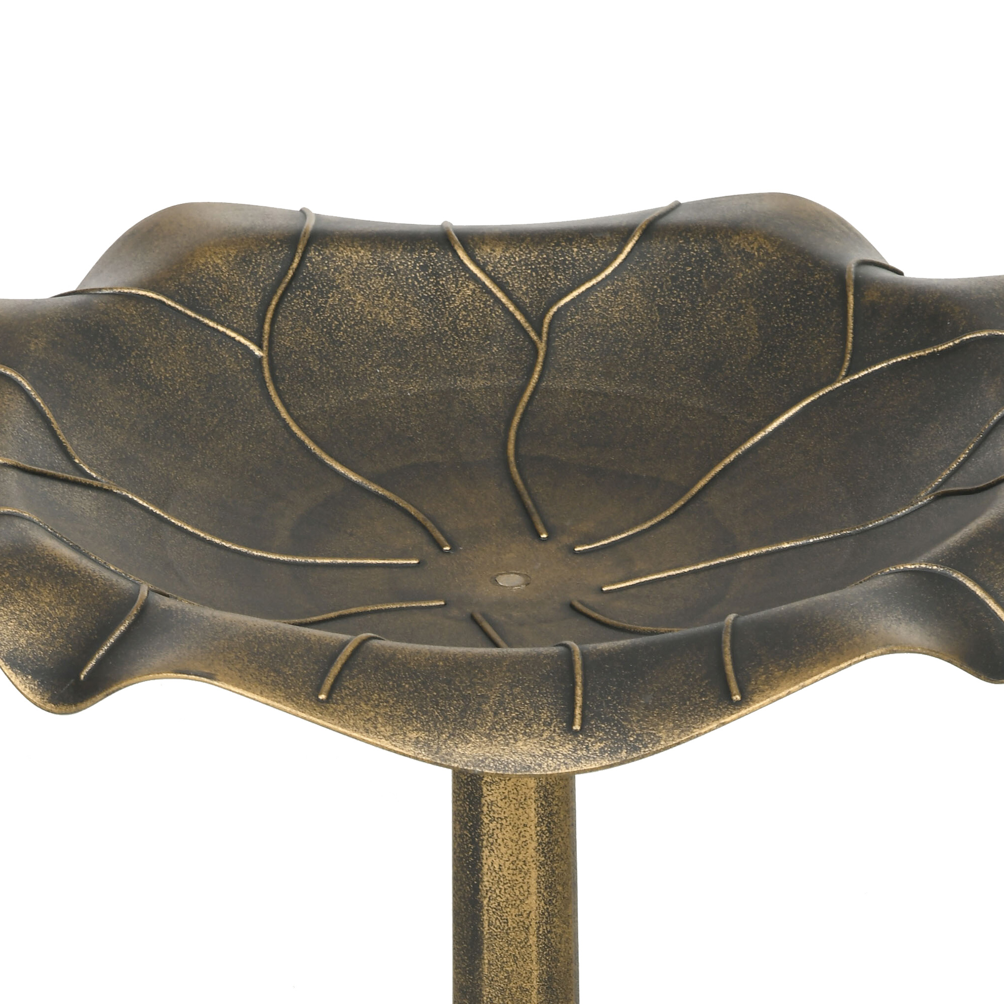 Vogeltränke Wassertränke, Vintage-Design, stabiler Standfuß, winterfest, Ø50 x 71H cm, Bronze