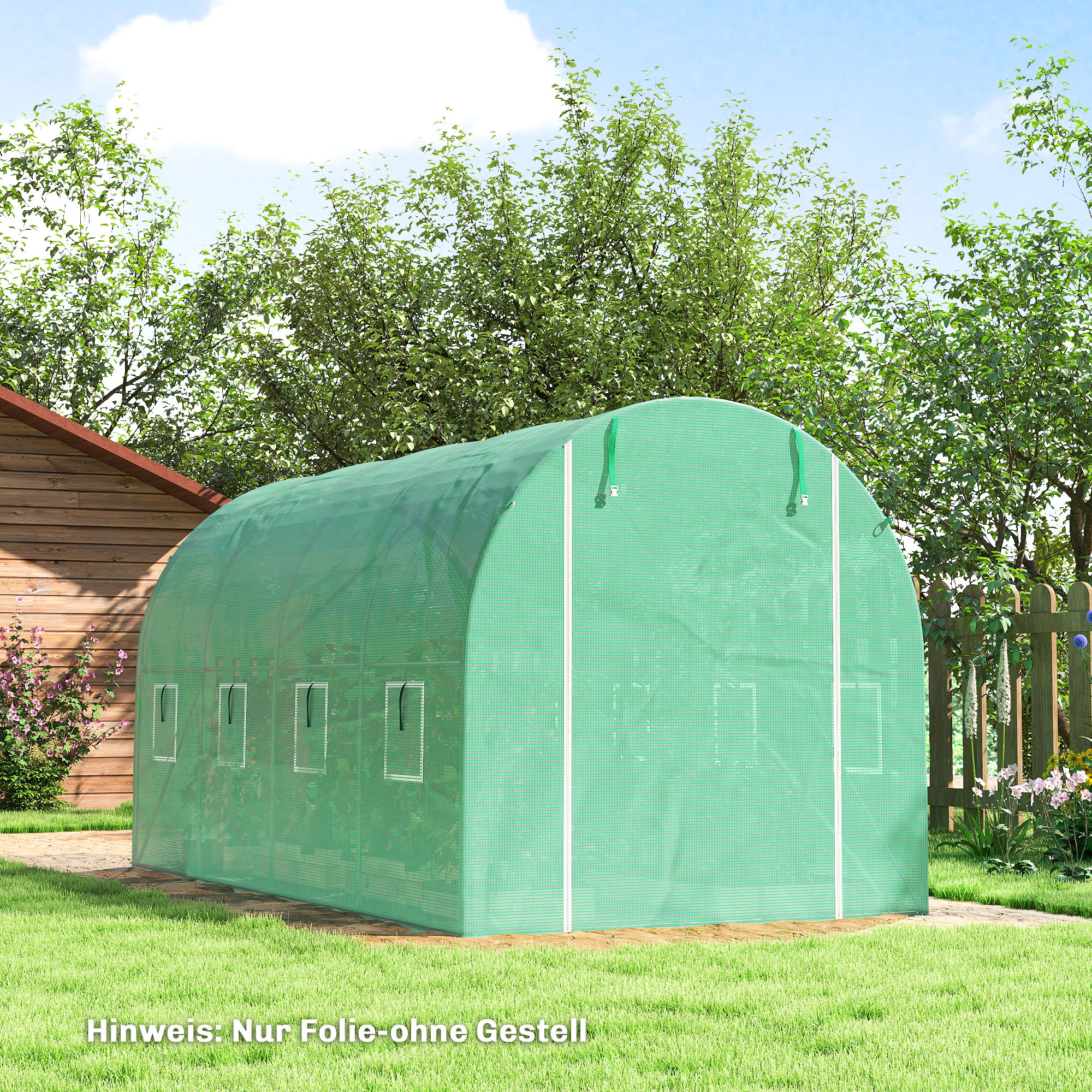 outsunny-gewachshausfolie-4-x-2-m-wasserdicht-gartenfolie-mit-tur-8-fenster-uv-schutz-reissfest-polyethylen-grun~23EM9OBE1U001