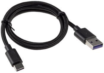 USB-Kabel USB-A auf USB-C 0,5m, Stecker/Stecker, 5-12V, max 36W / 3A